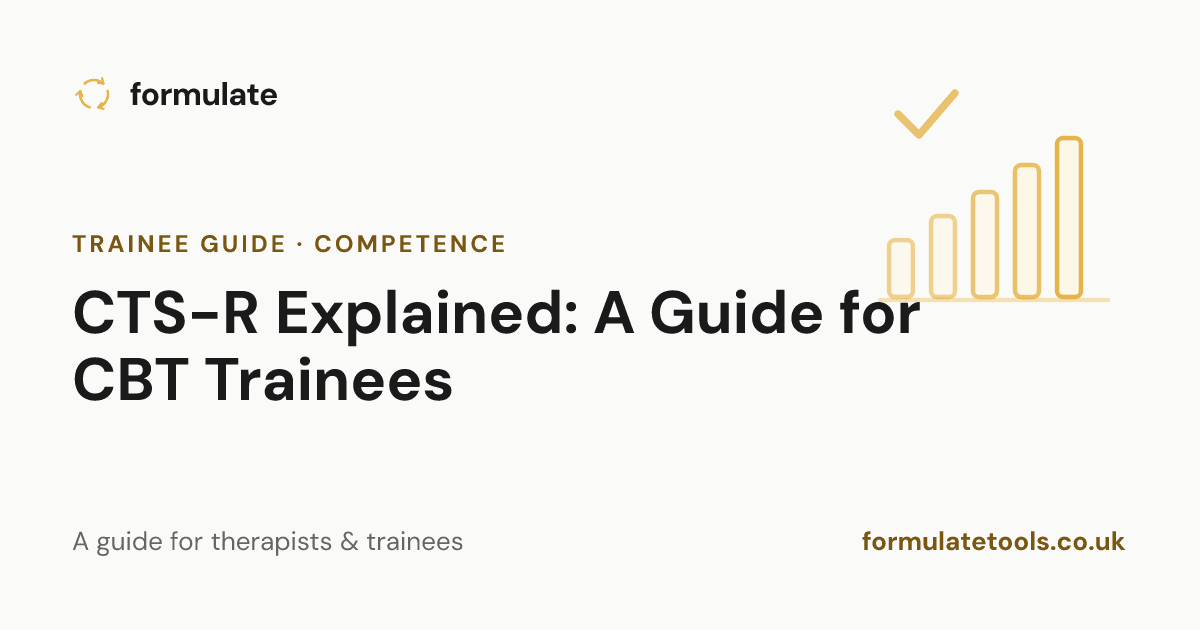 Cover image for CTS-R Explained: A Guide for CBT Trainees