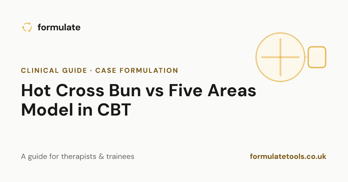 Cover image for Hot Cross Bun vs Five Areas Model in CBT