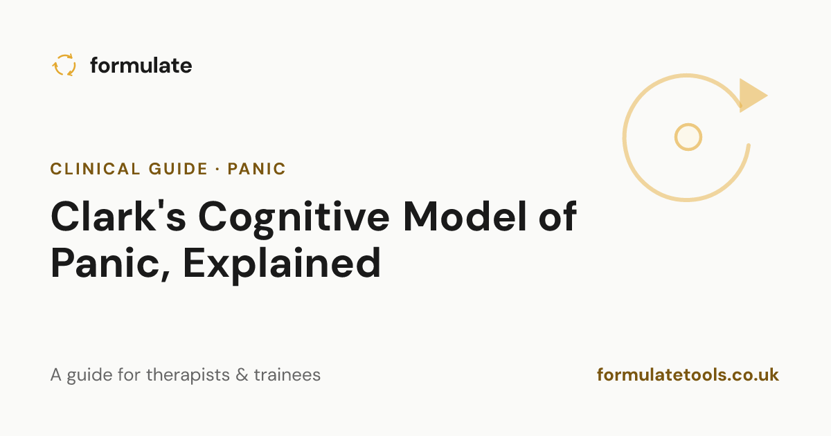 Clark's Cognitive Model of Panic, Explained | Formulate